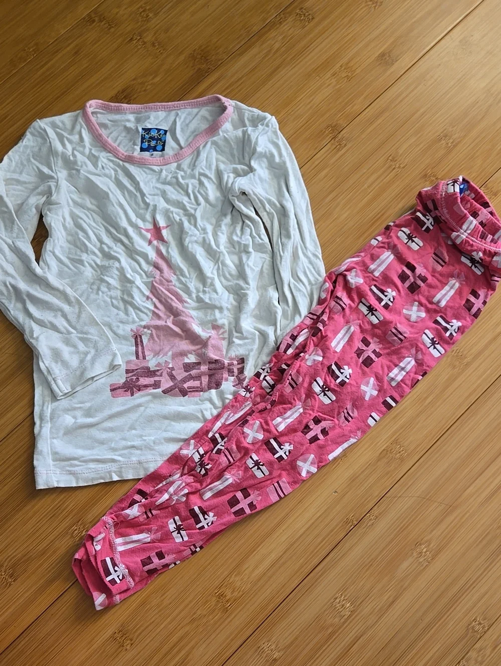 Kickee Pants Christmas Print Pajama Set - 3T